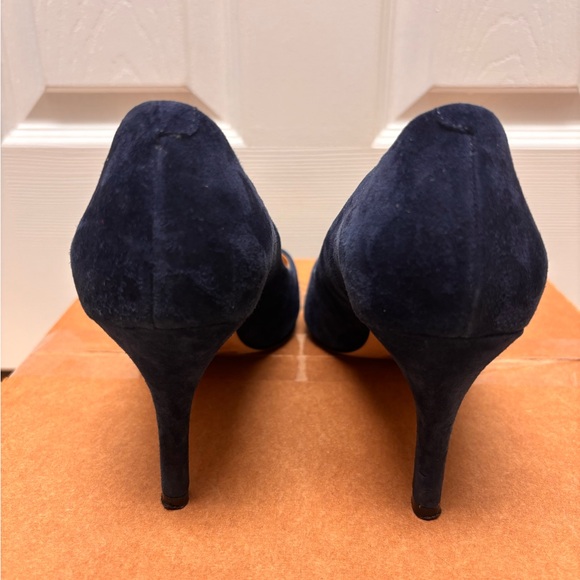 I.N.C. International Concepts Navy Blue Suede Heels – Size 6.5W - Picture 6 of 10